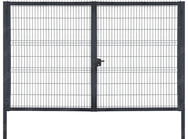 Замок LAKQ 4040 U2L корпус металлический, с ручками из алюминия, серебристый ZILV — изображение 2