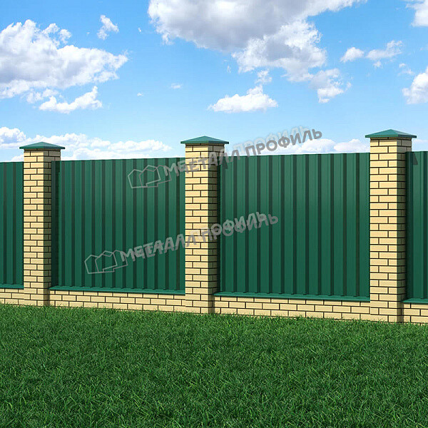 Профилированный лист С-44x1000-B NormanMP (ПЭ-01-6005-0,5) — изображение 3