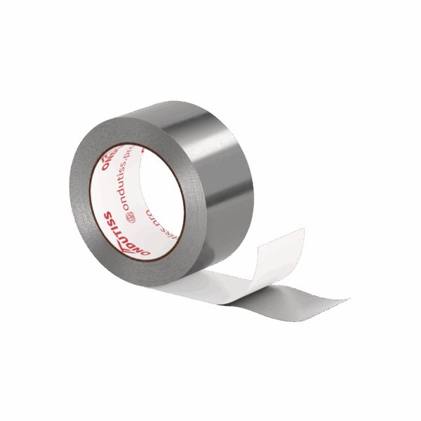 Лента Ондутис Termo Tape фольгированная монтажная самоклеящаяся для герметизации нахлёста теплоотражающих плёнок в банях и саунах (50ммx25м) — изображение 2