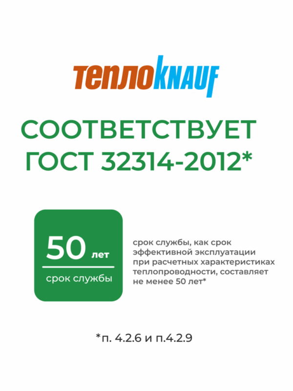 Утеплитель Кnauf для перекрытий TR040 50х1220х7380 (18,01м2; 0,9м3) — изображение 7