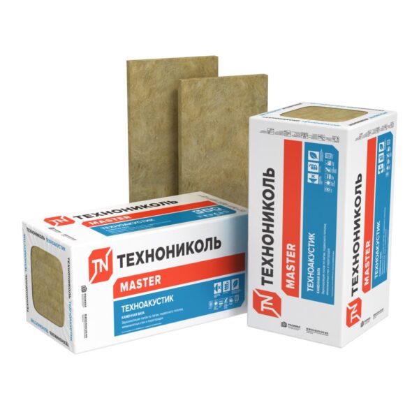 Утеплитель Техноакустик 1200х600х50 (5,76м2; 0,288м3; 8шт/пач; 24пач/пал) — изображение 2