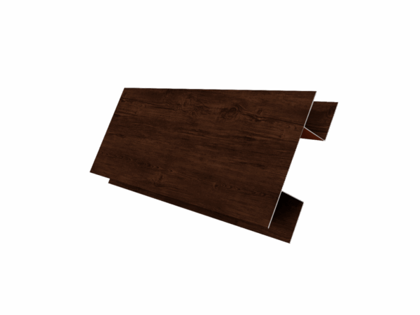 Планка H-образная Экобрус 0,45 Print Elite с пленкой Cherry Wood TwinColor (2м) — изображение 2