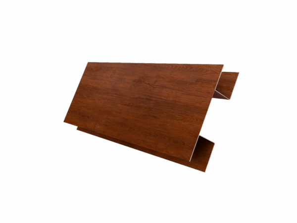Планка H-образная Экобрус 0,45 Print Premium с пленкой Golden Wood Fresh TwinColor (2м) — изображение 2